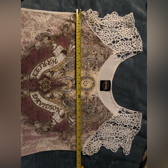 Harley Davidson cap sleeve top - Picture 8 of 8